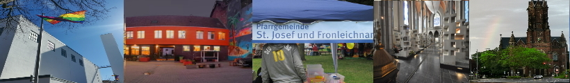 Fotos von St. Josef und Fronleichnam und aus dem Aachener Ostviertel